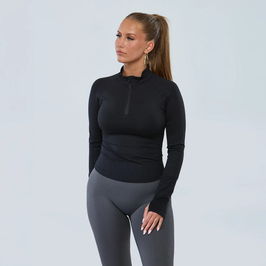 Half-zip Contour peysa